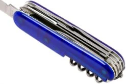 Victorinox Huntsman Azul Transparente 1.3713.T2 Navaja Suiza -Mejor Cuchillos Tienda VT1 3713 T2 03 victorinox vt1 3713 t2 03