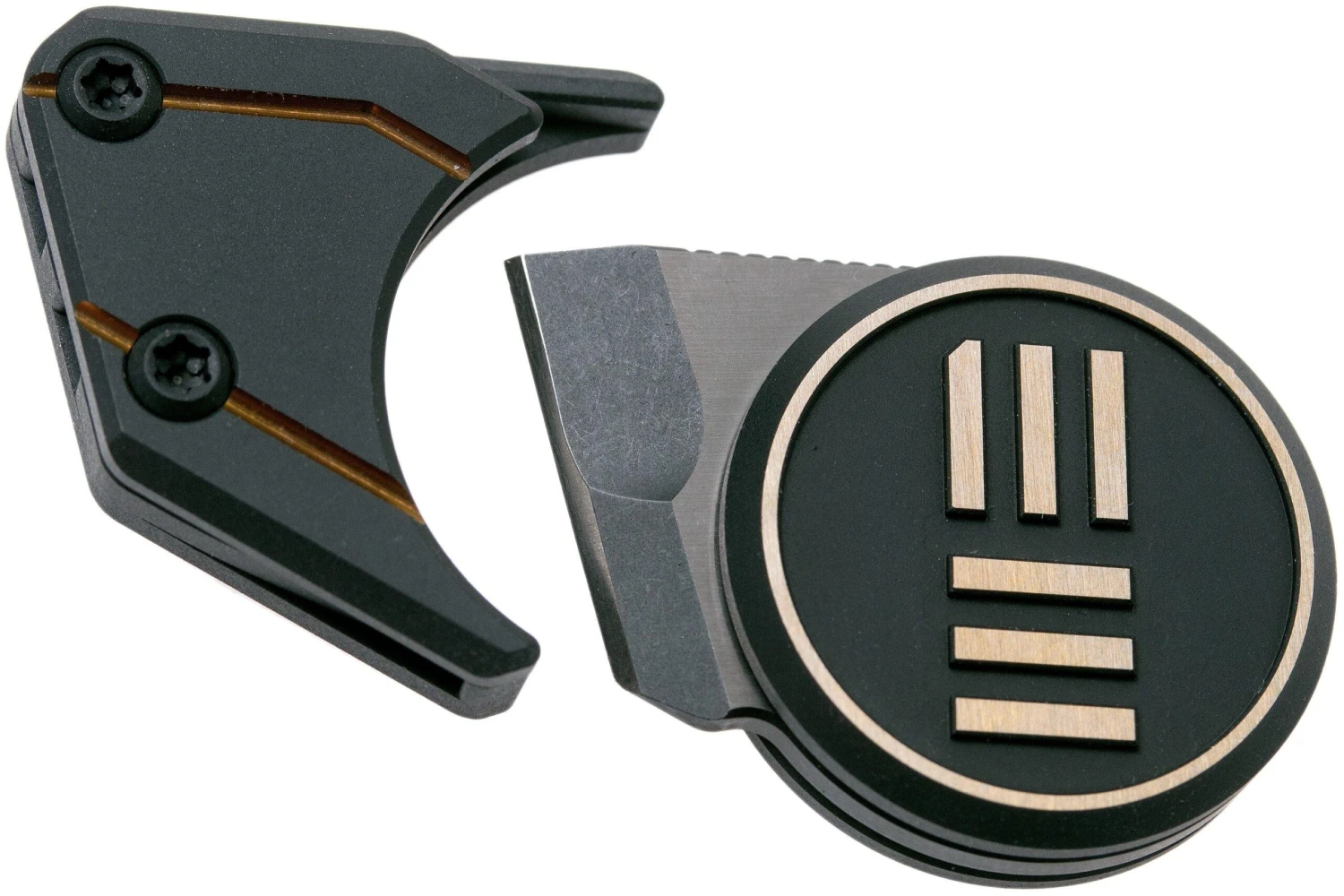 WE Knife Quark WE20021-1 Gold cuchillo de cuello, Ostap Hel design WE Knife Quark WE20021-1 Gold Cuchillo De Cuello, Ostap Hel Design -Mejor Cuchillos Tienda WKWE20021 1 01 we knife scaled