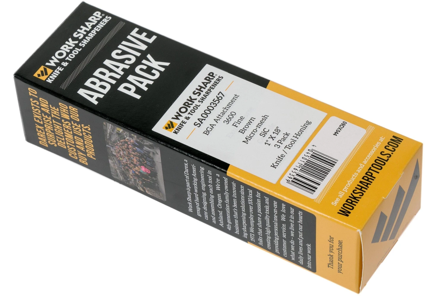 Work Sharp Blade Grinding Attachment juego de cintas de afilar, 3600 fino, SA0003567 Work Sharp Blade Grinding Attachment Juego De Cintas De Afilar, 3600 Fino, SA0003567 -Mejor Cuchillos Tienda WSSA0003567 02 work sharp scaled